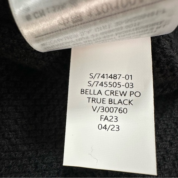 GAP Bella Crew Lightweight Pullover Sweater, True Black, Large NWT - Picture 15 of 15